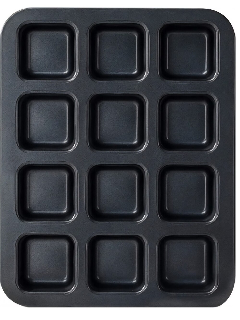 Square Muffin Baking Pan Easy to Clean Bakeware Premium Non-Stick Coating New